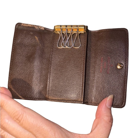 🔑 Louis Vuitton Damier Key Trifold Case - Picture 4 of 15